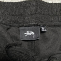Stussy Black Brushed Wool Black Baggy Joggers (XL)