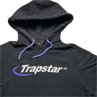 Trapstar Black White and Purple Hoodie (M)