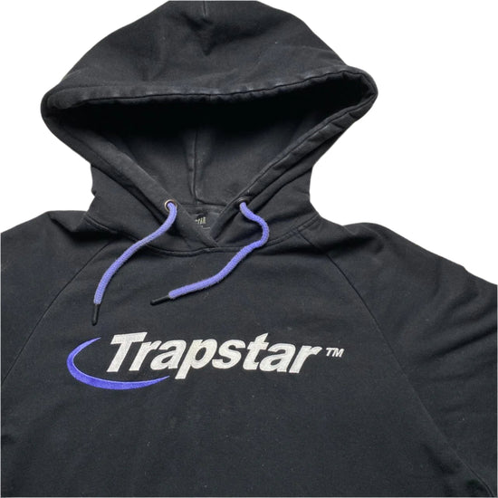 Trapstar Black White and Purple Hoodie (M)