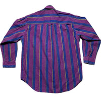 Chaps Vintage 90’s Purple and Blue Striped Shirt (L)
