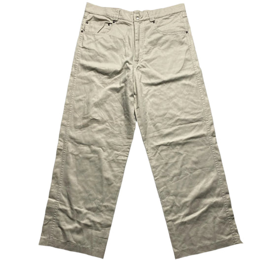 BTKA Beige Tan Cargo Baggy Jeans (34W)
