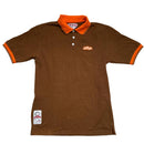 Akademiks Brown and Orange Polo Shirt (L)