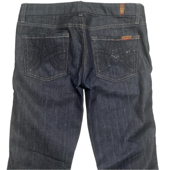 7 For All Kind Dark flared Womens Jeans (W 29)