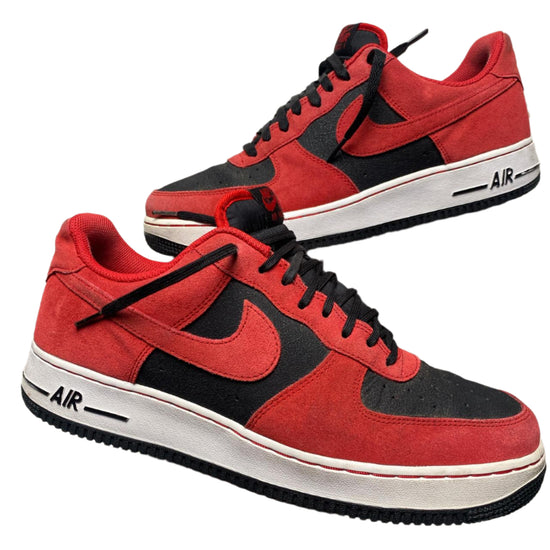 Nike Air Force 1 Low '07 Red Black Chicago (UK 10.5)