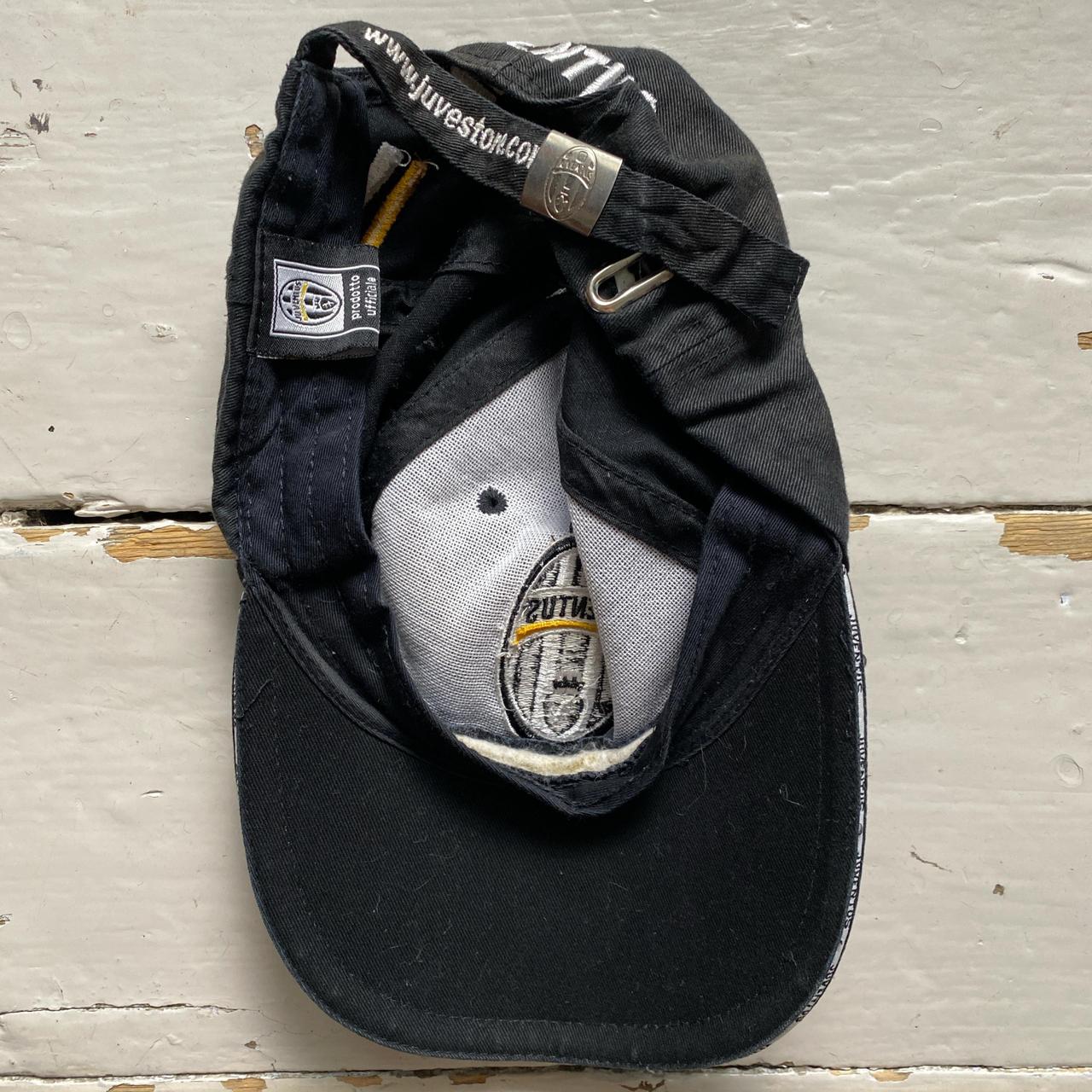 Juventus Black Yellow and White Cap