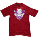 Stussy Red White and Purple Skulls T Shirt (S)