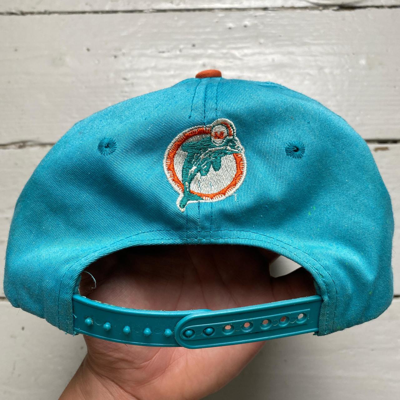 Miami Dolphins Vintage 90’s Turquoise Blue and Orange Cap