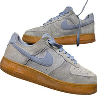 Nike Air Force 1 Blue and Gum Sole (UK 7.5)