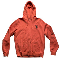 Stussy Dover Street Market Salmon Pink Orange and Black Hoodie (M)