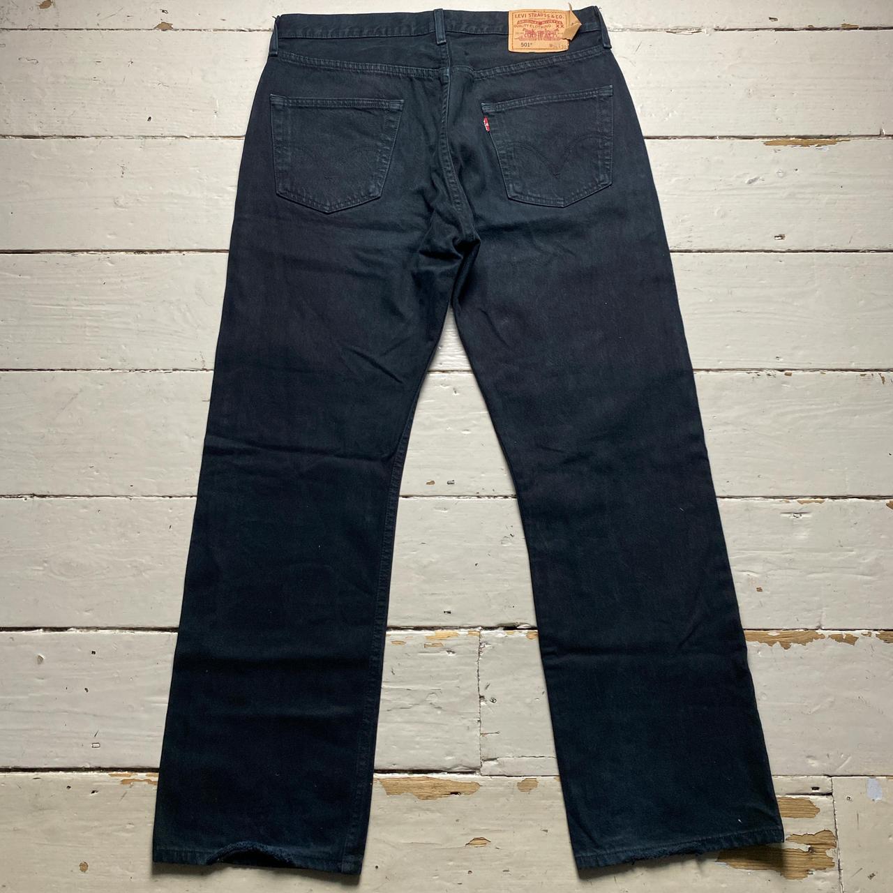 Levis 501 Black Baggy Jeans