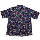 Pierre Balmain Vintage 90’s Golf Repeat Print Short Sleeve Summer Shirt (XL)
