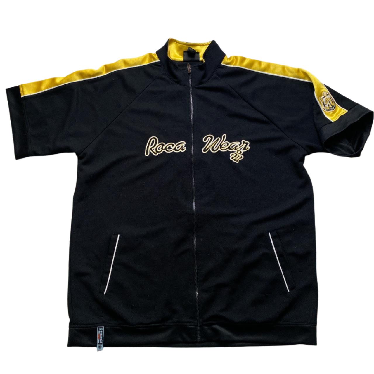 Rocawear Vintage 90’s Zip Up Short Sleeve Jersey (2XL)