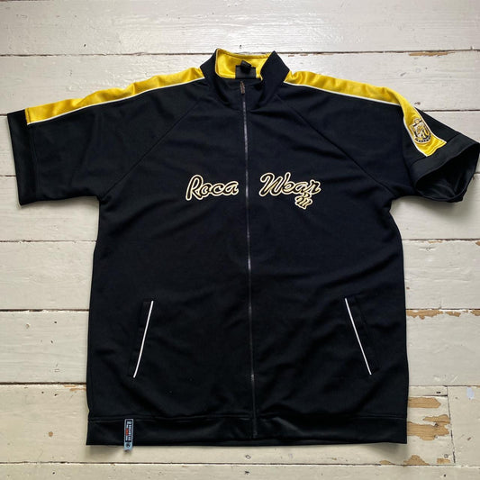 Rocawear Vintage 90’s Zip Up Short Sleeve Jersey