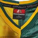 Dirty South Split Green and Yellow Vintage y2k 90’s Jersey (XL)