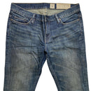 All Saints Navy Stonewash Slim Jeans (28W)