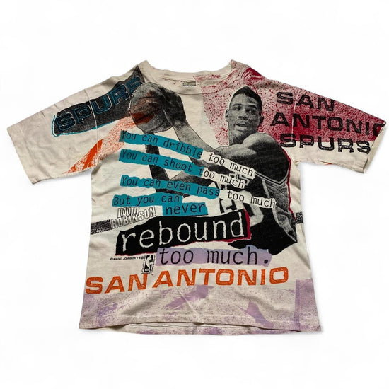 San Antonio Spurs David Robinson NBA Vintage 90’s Basketball Graphic T Shirt (L)
