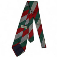 New York Yankees Print United Colours of Benetton red and green striped tie