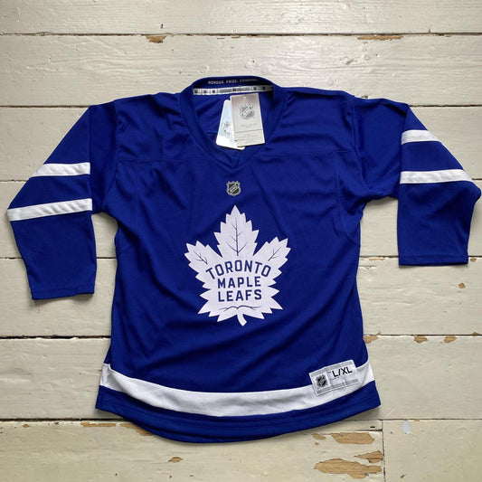 Toronto Maple Leafs Blue and White Hockey NHL Jersey