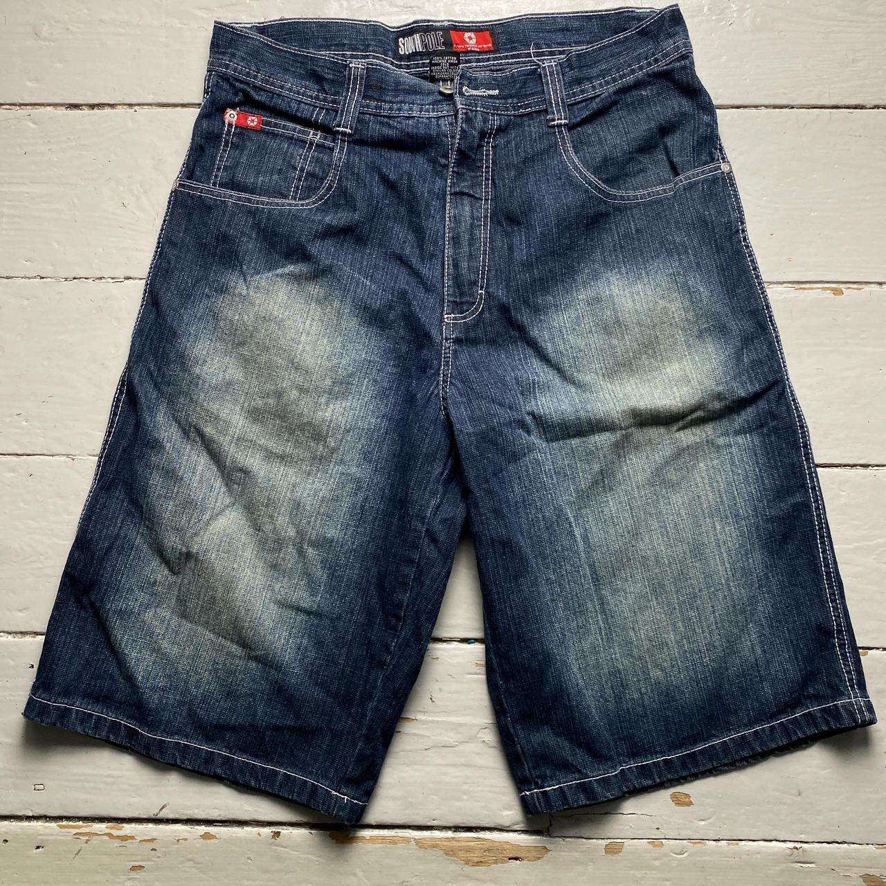 South Pole Vintage Baggy Stonewashed Jorts Jean Shorts