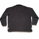 Guinness Quarter Zip Vintage Jumper Grey and Cream (XL)