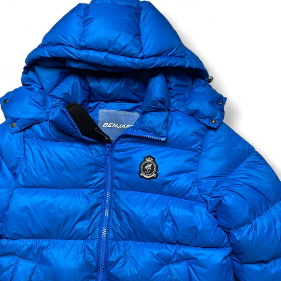 Benjart Blue Puffer Bubble Coat (S)