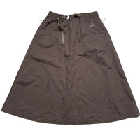 Nike AGG Brown Womens Brown Parachute Long Skirt (M)