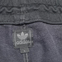 Adidas Originals Black Gold and White Stripe Trackpant Bottoms (L)