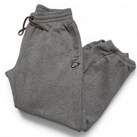 Nike Grey and White Baggy Vintage y2k Joggers (L)