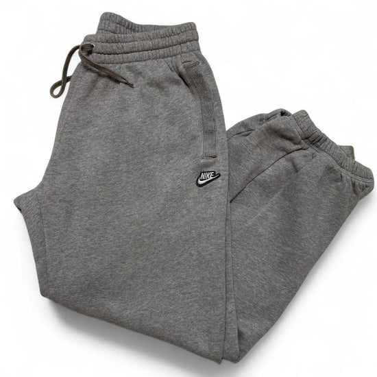 Nike Grey and White Baggy Vintage y2k Joggers (L)