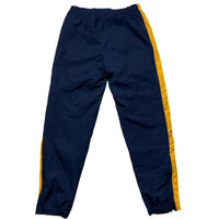 Lacoste Sport Navy and Yellow Shell Trackpant Bottoms (M)