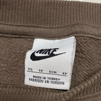 Nike Brown and Pink Womens Jumper (XS)