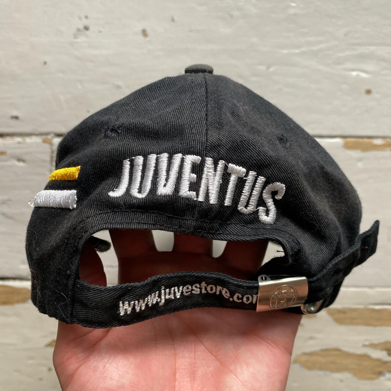 Juventus Black Yellow and White Cap