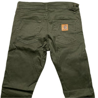 Carharrt WIP Rebel Pant Khaki Green Slim Fit Jean Trousers (W 29)