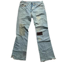 Levis Red Distressed Light Blue Jeans (32W)