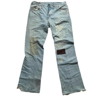 Levis Red Distressed Light Blue Jeans (32W)