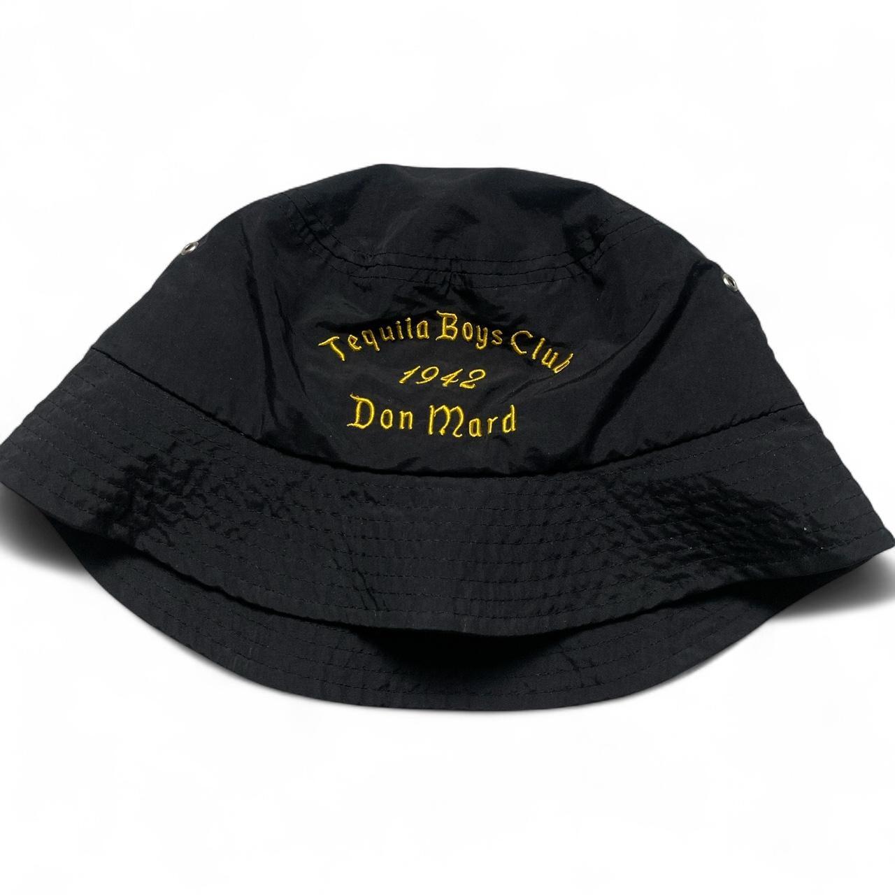 Azat Mard Tequila Boys Club Black and Yellow Embroidered Bucket Hat