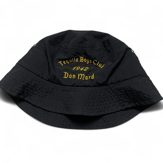 Azat Mard Tequila Boys Club Black and Yellow Embroidered Bucket Hat