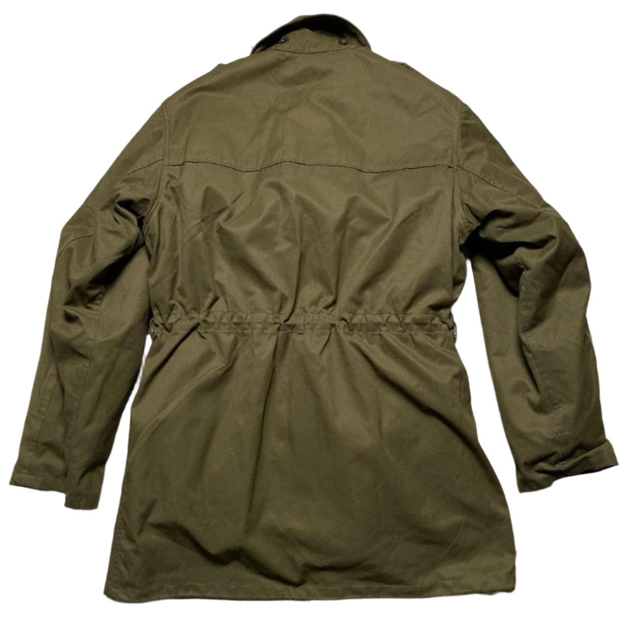 Khaki Green Military Fleece Sherpa Removable Lined Jacket (L)