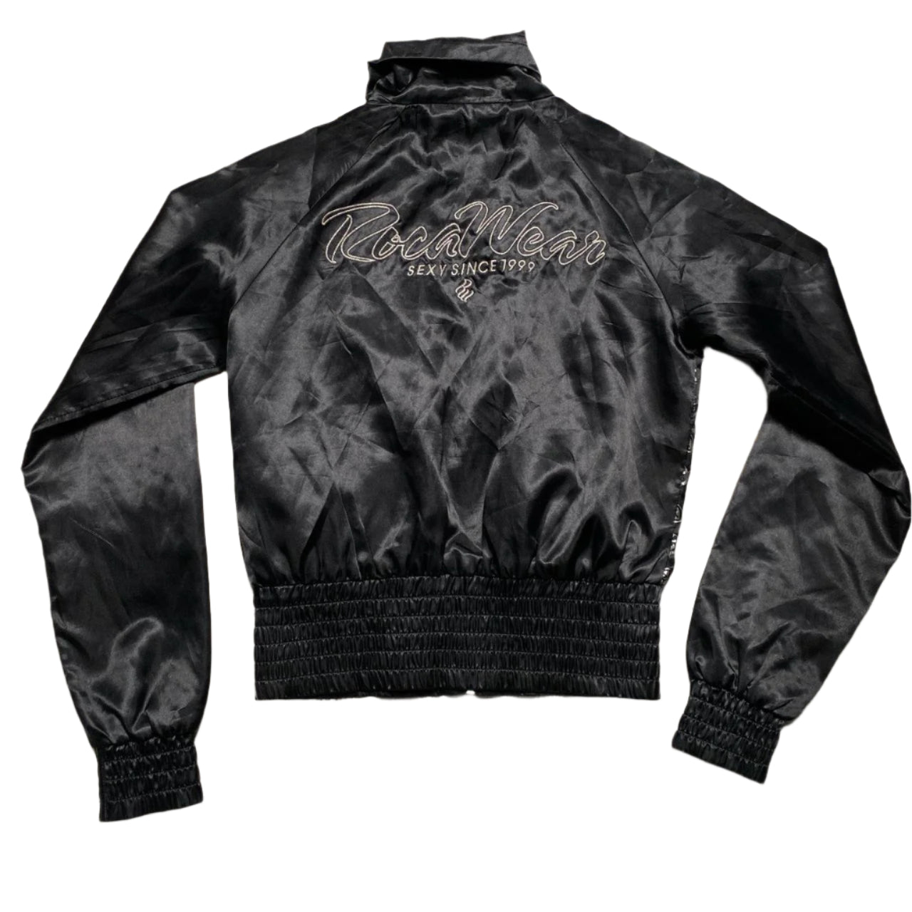 Rocawear Black and Silver Bomber Jacket (10)