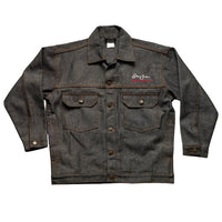 Sean John Vintage 90’s Grey Denim Jacket with Embroidery (M)
