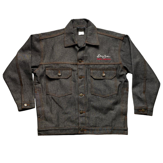 Sean John Vintage 90’s Grey Denim Jacket with Embroidery (M)