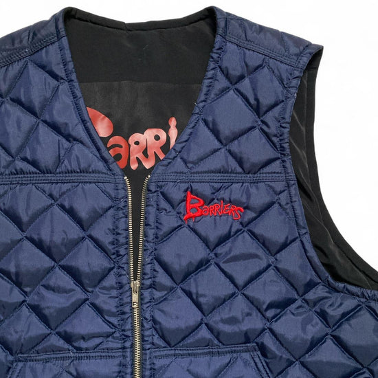 Barriers 2017 The Warriors Navy and Red Quilted Gilet (2XL)