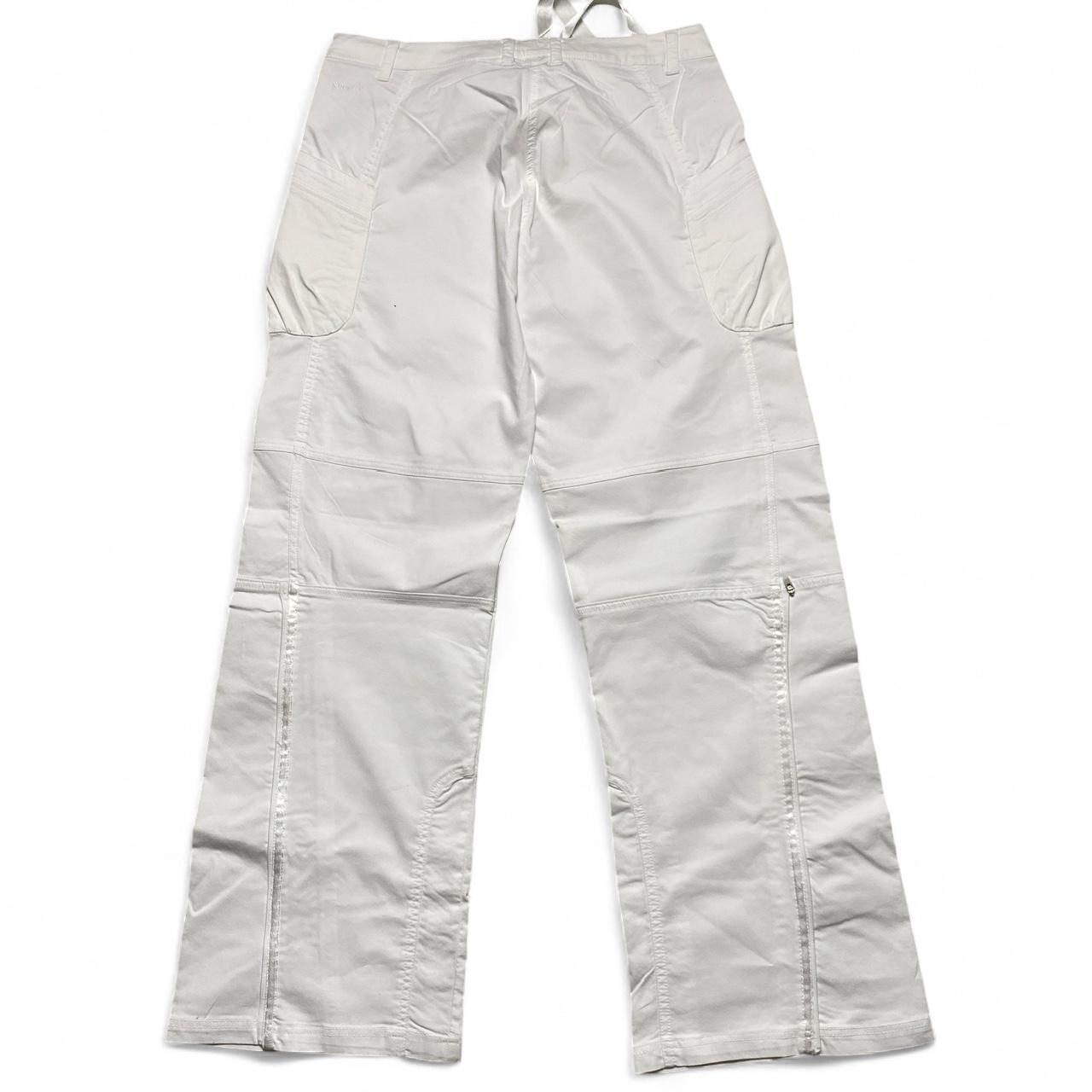 Nike Womens Vintage Y2K Small Swoosh White Cargo Trousers (12)