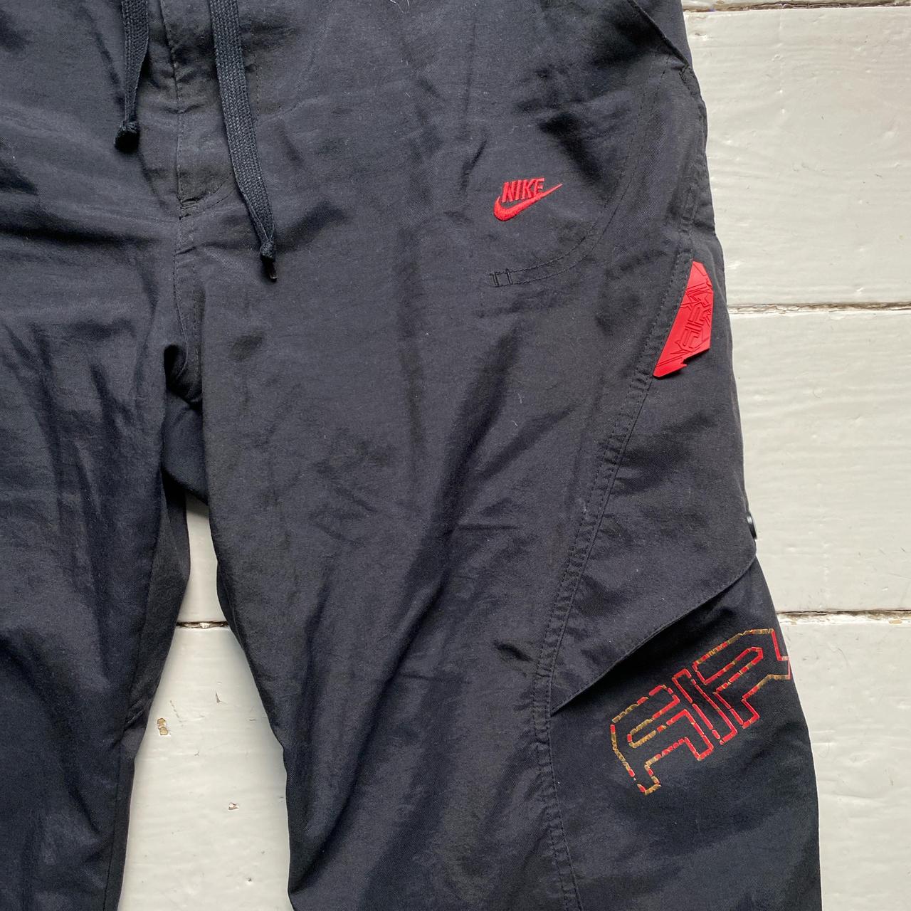 Nike AIR Vintage Black and Red Cargo Shorts