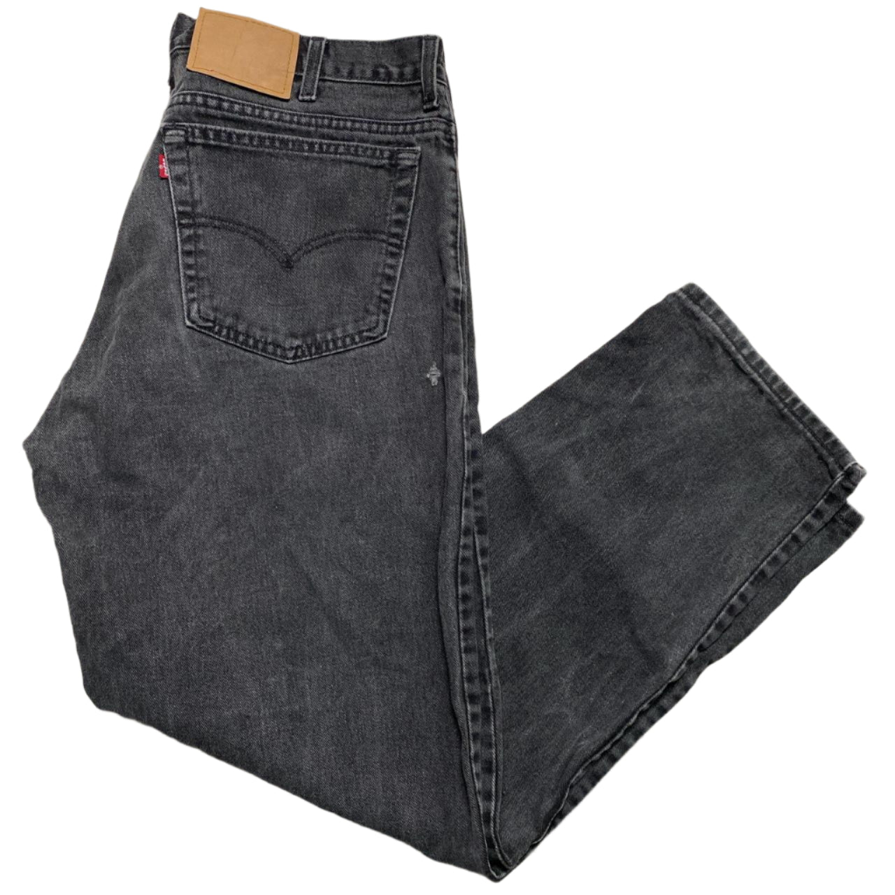 Levis 550 Vintage Baggy Dark Grey Jeans (38W)