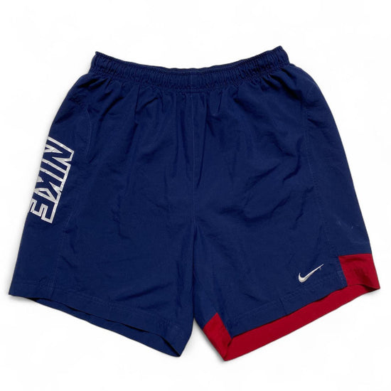 Nike Navy White and Red 90’s Vintage Shorts