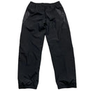 Reebok Black and White Shell Trackpant Baggy Nylon Bottoms (M)