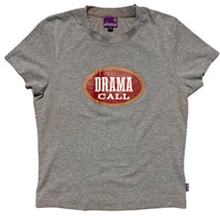 Drama Call Grey Crop Womens T Shirt (M)
