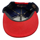 Atlanta Braves Navy Red and White Snapback Cap