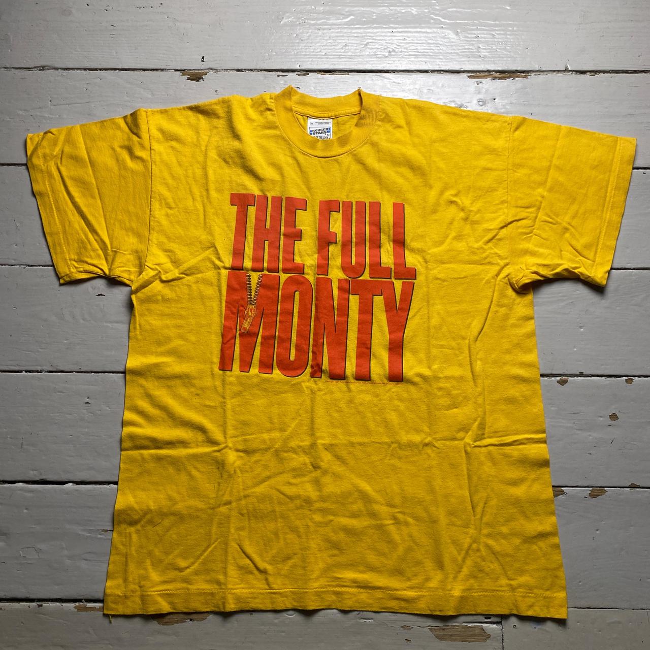 The Full Monty Vintage 1997 Yellow and Red T Shirt